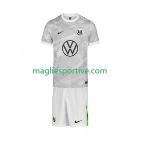 Completo Calcio VfL Wolfsburg Bambino Divisa Trasferta 2025-2026
